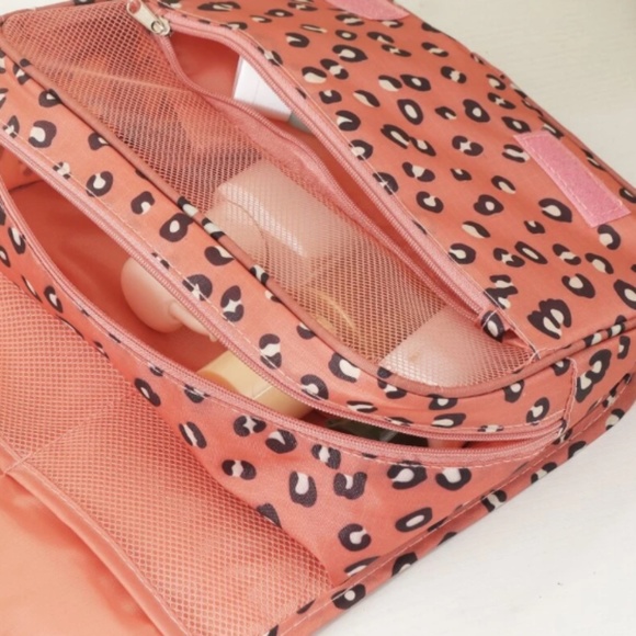Pink Leopard Print Travel Toiletry Bag - Picture 5 of 5